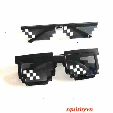 Kính Thug Life 6 Chấm Nhiều Màu - Kính Mắt Thời Trang Gamer Độc Đáo, Phụ Kiện Hot Trend dành cho Fan Thug Life