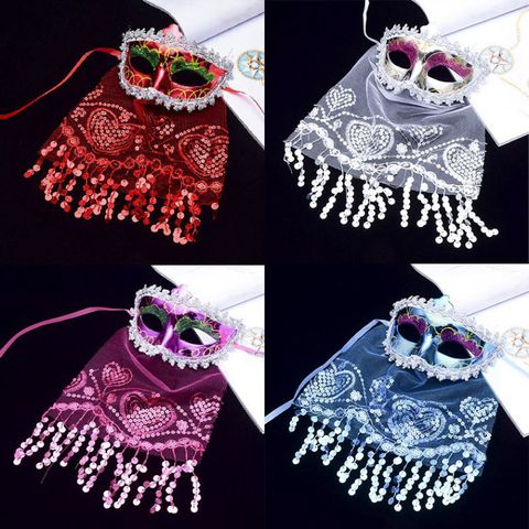 Mặt Nạ Halloween Nửa Mặt Cổ Trang - Đạo Cụ Hóa Trang Cho Tiệc, Lễ Hội, Sự Kiện, Cosplay, Chất Liệu Nhựa, Kích Thước 18cm x 12cm