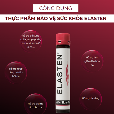 Collagen Elasten Chính Hãng Đức - Đẹp Da, Ngăn Ngừa Lão Hóa, Tóc Khỏe Mạnh - Giải Pháp Chăm Sóc Da Toàn Diện
