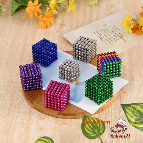 Bucky Ball 5mm - Bộ Bi Nam Châm 216 Viên Đa Màu Sắc Khơi Dậy Sáng Tạo và Tư Duy Cho Văn Phòng Và Giải Trí