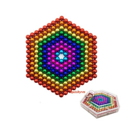 Bucky Ball 5mm - Bộ Bi Nam Châm 216 Viên Đa Màu Sắc Khơi Dậy Sáng Tạo và Tư Duy Cho Văn Phòng Và Giải Trí