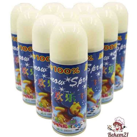Xịt Bọt Tuyết Tan Biến Mất - Làm Đẹp Sinh Nhật, Noel, Tết, Valentine - Dễ Dàng Sạch Sẽ, Không Cần Dọn Dẹp