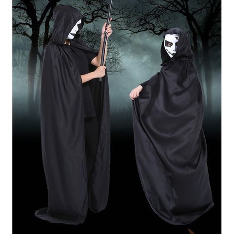 Trang Phục Hóa Trang Thần Chết - Bộ Quần Áo Halloween Cao Cấp Dành Cho Nam Nữ Kèm Mặt Nạ và Găng Tay