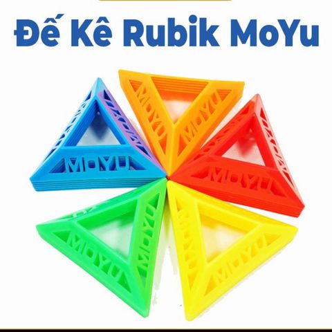 Đế Kê Rubik Cube Stand 6 Màu - Kệ Kê Rubik Chất Liệu ABS An Toàn, Bền Bỉ, Thích Hợp Cho Người Đam Mê Rubik