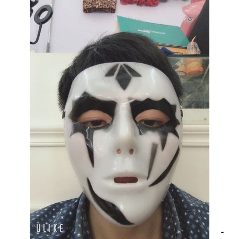 Mặt Nạ Jabbawockeez Vẽ Đặc Biệt - Mặt Nạ Hacker Anonymous Halloween, Phục Trang Kinh Dị Cho Người Yêu Thích Phim Scream