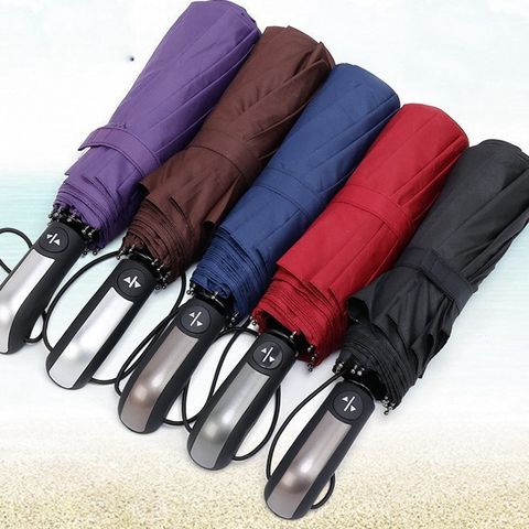 Ô Dù Tự Động Nhật 10 Nan Khổ Lớn Chống Tia UV - Ô Bấm Mở 2 Chiều Cao Cấp, Chắc Chắn, Tiện Dụng, Xuất Khẩu Nhật Bản