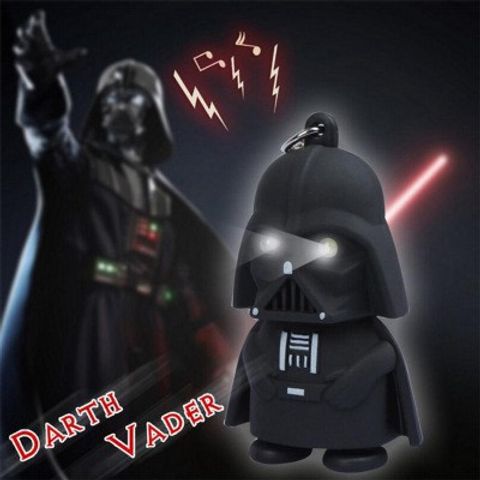 Móc Khóa Darth Vader Đèn LED Âm Thanh Star Wars - Phụ Kiện Thời Trang Độc Đáo Hình Nhân Vật Phim Star Wars
