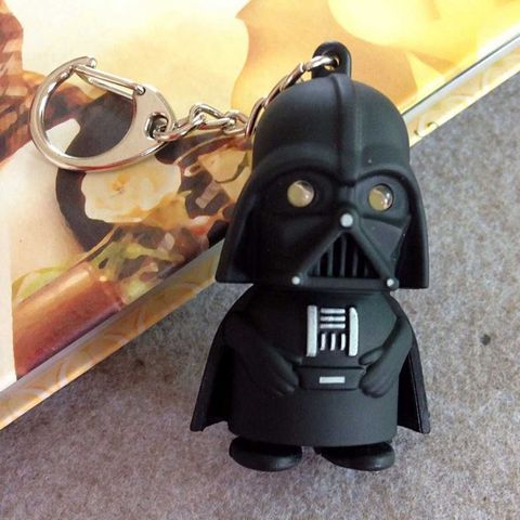 Móc Khóa Darth Vader Đèn LED Âm Thanh Star Wars - Phụ Kiện Thời Trang Độc Đáo Hình Nhân Vật Phim Star Wars