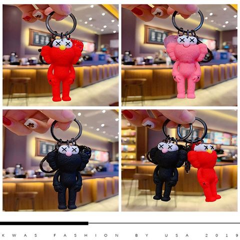 Móc khóa KAWS Sesame Street Cute - Phụ Kiện Thời Trang Hàn Quốc Đáng Yêu, Quà Tặng Thú Vị Cho Fan Hâm Mộ HYPEBEAST