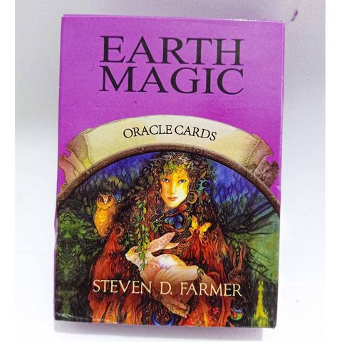 Bộ Bài Tarot Earth Magic Oracle 48 Lá - Tâm Linh Phong Thủy Dự Đoán Vận Mệnh - Tác Giả Dr. Steven D. Farmer