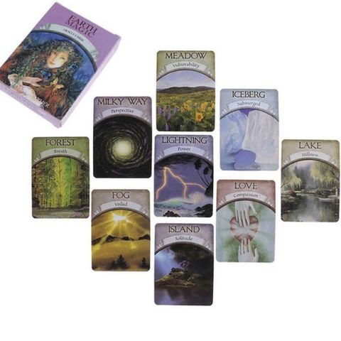 Bộ Bài Tarot Earth Magic Oracle 48 Lá - Tâm Linh Phong Thủy Dự Đoán Vận Mệnh - Tác Giả Dr. Steven D. Farmer