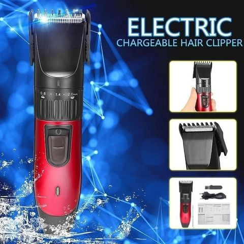 Tông Đơ Cắt Tóc Trẻ Em Kemei 730 - An Toàn, Dễ Sử Dụng, Kèm Dụng Cụ Lấy Ráy Tai Có Đèn - Thích Hợp Cho Gia Đình