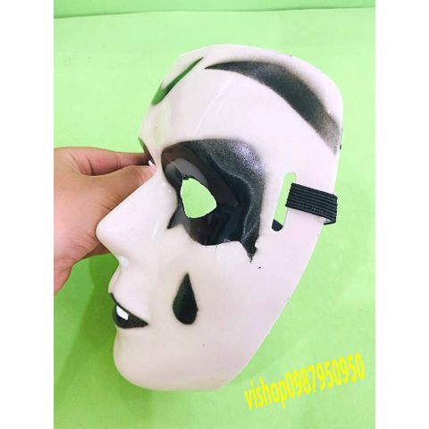 Mặt Nạ Jabbawockeez Vẽ Giọt Nước - Mặt Nạ Hóa Trang Đen Trắng Độc Đáo Cho Halloween Và Tượng Trưng Thần Chết