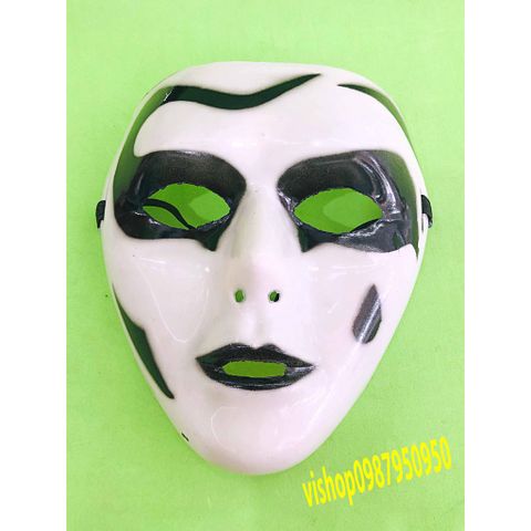 Mặt Nạ Jabbawockeez Vẽ Giọt Nước - Mặt Nạ Hóa Trang Đen Trắng Độc Đáo Cho Halloween Và Tượng Trưng Thần Chết