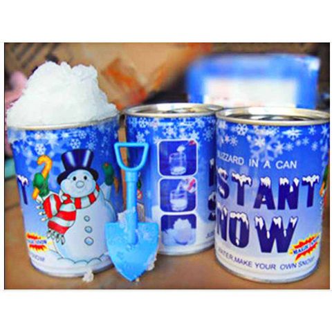 Hộp Tạo Tuyết Nhân Tạo - Tuyết Giả Sành Điệu Dùng Làm Slime Trắng Kèm Xẻng - Nguyên Liệu Trang Trí Noel