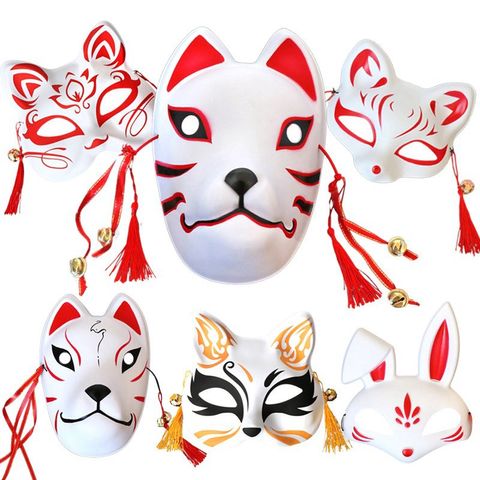 Mặt Nạ Cáo Hóa Trang Halloween Nhật Bản - Mặt Nạ Độc Đáo Phong Cách Thời Trang Cho Nam Nữ