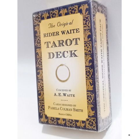 Bộ Bài Tarot Original Rider Waite Cao Cấp - Dự Đoán Vận Mệnh, Thiết Kế Hoa Hồng Tudor, Phiên Bản Tiếng Anh 78 Lá