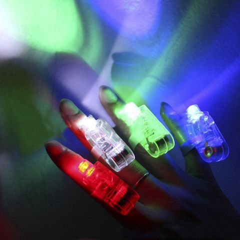 Nhẫn Đeo Ngón Tay Phát Sáng LED - Đèn LED Màu Sắc Cho Tiệc Tùng, Hòa Nhạc, Sinh Nhật - Phụ Kiện Thời Trang Độc Đáo