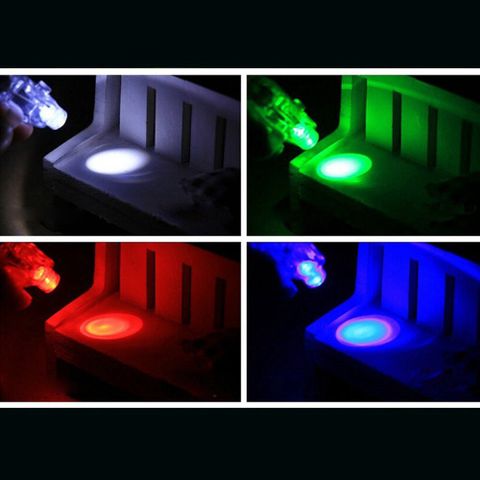 Nhẫn Đeo Ngón Tay Phát Sáng LED - Đèn LED Màu Sắc Cho Tiệc Tùng, Hòa Nhạc, Sinh Nhật - Phụ Kiện Thời Trang Độc Đáo