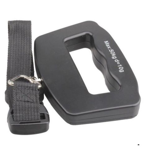 Cân điện tử cầm tay Electronic Luggage Scale - Cân hành lý du lịch từ 10g đến 50kg với màn hình LCD sáng và thiết kế nhỏ gọn