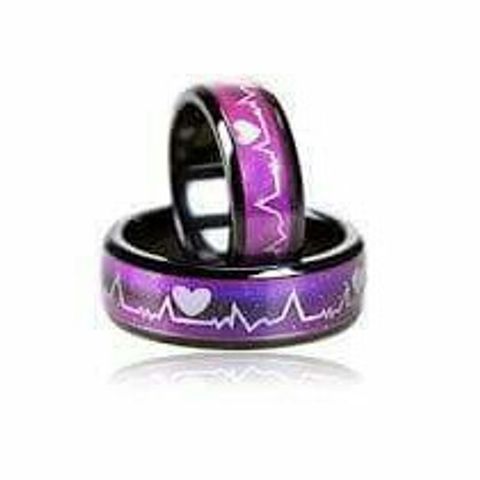 Nhẫn Đổi Màu Theo Cảm Xúc Moodring - Nhẫn Đôi Nhận Biết Tâm Trạng, Hợp Kim Cao Cấp, 5 Kích Cỡ Khác Nhau