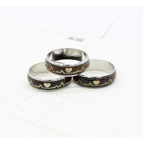 Nhẫn Đổi Màu Theo Cảm Xúc Moodring - Nhẫn Đôi Nhận Biết Tâm Trạng, Hợp Kim Cao Cấp, 5 Kích Cỡ Khác Nhau