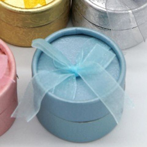 Combo 30 Hộp Tròn Đựng Nhẫn Gấm Nơ - Hộp Đựng Trang Sức Cao Cấp, Lựa Chọn Màu Sắc Ngẫu Nhiên, Tiện Dụng Cho Dây Chuyền, Bông Tai