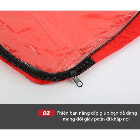 Túi Đựng Giày Trượt Patin Vuông - Phụ Kiện Thể Thao Cho Tất Cả Size Giày Patin, Chất Lượng Cao, Dễ Dàng Mang Theo