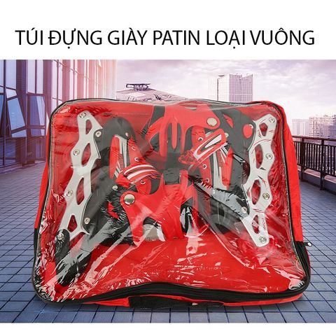Túi Đựng Giày Trượt Patin Vuông - Phụ Kiện Thể Thao Cho Tất Cả Size Giày Patin, Chất Lượng Cao, Dễ Dàng Mang Theo