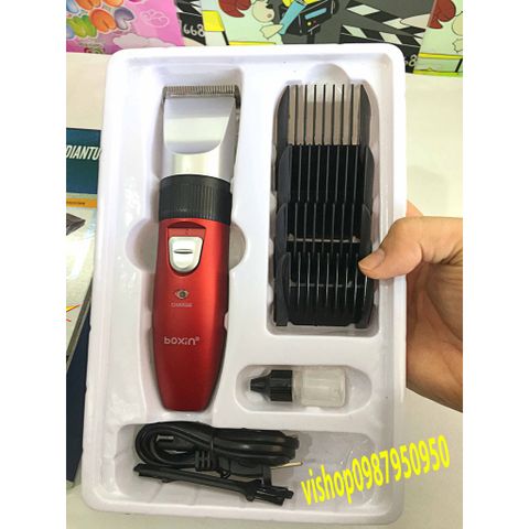Tông Đơ Cắt Tóc Cao Cấp Boxin 866 - Máy Hớt Tóc Chuyên Nghiệp Không Dây, Pin Dự Phòng, Tiện Ích Tại Nhà