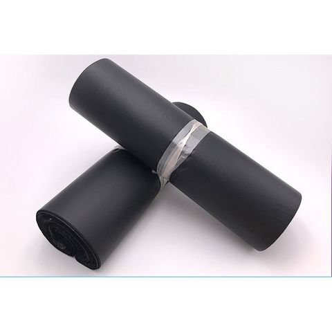 Túi niêm phong đen 18x29cm - Bộ 100 túi gói hàng chống thấm nước, độ bền cao, bảo vệ hàng hóa vận chuyển an toàn