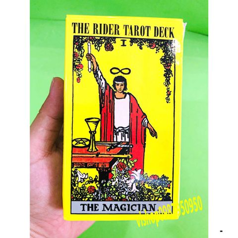 Bộ Bài Tarot Rider Waite - Centennial Smith Waite, Bộ bài 78 lá chuẩn đẹp cho việc học Tarot, phiên bản tiếng Anh, quà tặng tuyệt vời.