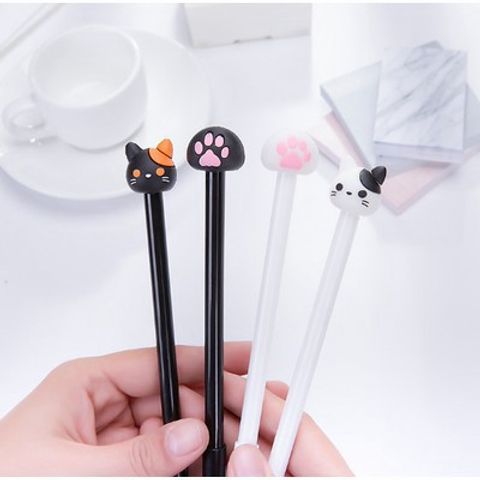 Bút Bi Nước Hoạt Hình Đáng Yêu - Đồ Dùng Học Tập Hàn Quốc Cho Học Sinh - Mực Đen, Giao Màu Ngẫu Nhiên