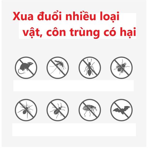 Máy Đuổi Côn Trùng Pest Reject Bằng Sóng Siêu Âm - An Toàn, Không Sát Sinh, Hiệu Quả Tới 80m² Cho Gia Đình