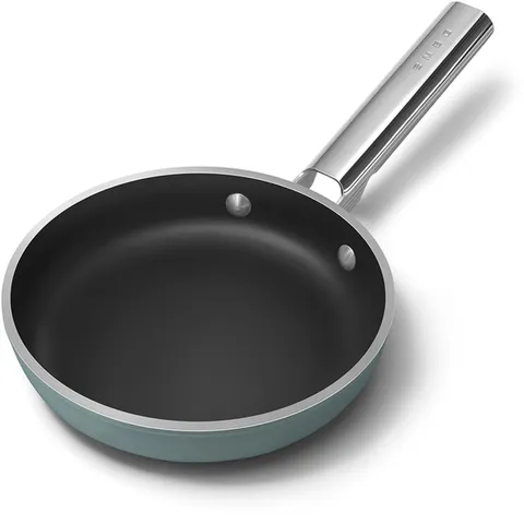 Chảo rán SMEG FPF2002EGM 20cm Xanh Ngọc - Thiết Kế Ý Sang Trọng Chống Dính Ceramic, Dùng Cho Tất Cả Các Loại Bếp