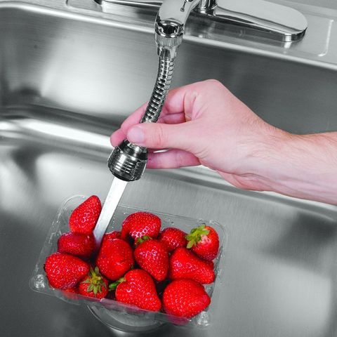 Đầu Vòi Nước Tăng Áp Turbo Flex 360 Độ - Thiết Kế Nhỏ Gọn Tiện Dụng Cho Bồn Rửa, Điều Chỉnh Dòng Nước Dễ Dàng