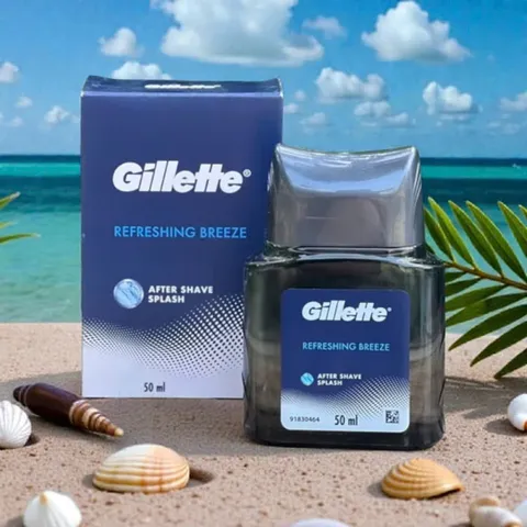 Dung Dịch After Shave Gillette Refreshing Breeze 50mL - Phục Hồi Da Sau Cạo, Hương Thơm Dễ Chịu Cho Nam Giới