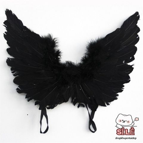 Cánh Thiên Thần Trắng Cosplay - Cánh Đen Ác Quỷ Huyền Bí Cho Tiệc Hóa Trang, Thời Trang Hóa Trang Cho Người Lớn Và Trẻ Em