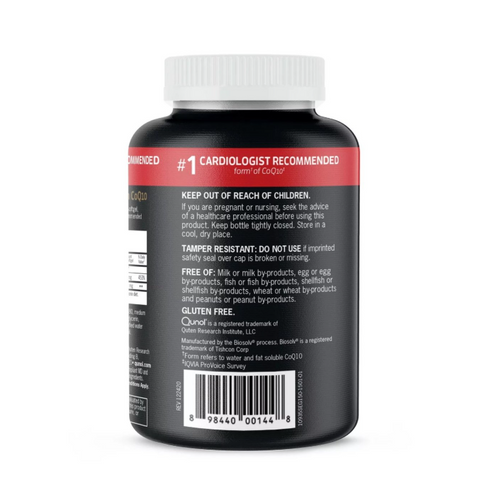 Viên Uống Hỗ Trợ Tim Mạch Qunol Ultra CoQ10 100mg - Tăng Cường Năng Lượng, Hấp Thu Gấp 3 Lần, Sản Phẩm Mỹ Chính Hãng