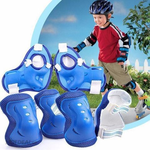 Bộ Bảo Hộ Chân Tay Cho Bé - Bảo Vệ Đầu Gối, Khuỷu Tay Khi Trượt Patin, Chạy Xe Đạp - An Toàn Cho Trẻ Em 2.5 - 5 Tuổi