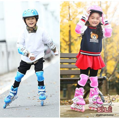 Giày Trượt Patin Phát Sáng Hồng Cho Trẻ Em - QF Thế Hệ Mới, Kèm 2 Thanh Cờ Lê Tháo Lốp, Phù Hợp Cho Người Lớn và Trẻ Nhỏ