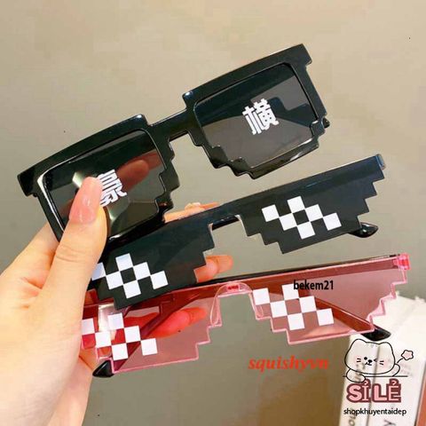 Kính Mắt Thug Life Cá Tính Siêu Ngầu - Kính Thời Trang Unisex Bảo Vệ UV, Phong Cách Đường Phố Nổi Bật