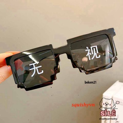 Kính Mắt Thug Life Cá Tính Siêu Ngầu - Kính Thời Trang Unisex Bảo Vệ UV, Phong Cách Đường Phố Nổi Bật