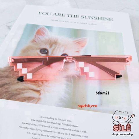Kính Mắt Thug Life Cá Tính Siêu Ngầu - Kính Thời Trang Unisex Bảo Vệ UV, Phong Cách Đường Phố Nổi Bật