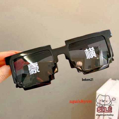 Kính Mắt Thug Life Cá Tính Siêu Ngầu - Kính Thời Trang Unisex Bảo Vệ UV, Phong Cách Đường Phố Nổi Bật