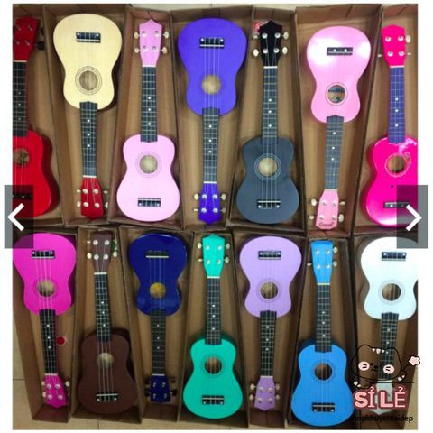 Đàn Ukulele Mini 58cm Chất Lượng Cao - Đàn Ghita Dây Cước Âm Thanh Chuẩn - Nhiều Màu Sắc Dành Cho Người Yêu Âm Nhạc