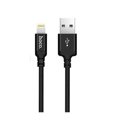 Cáp Sạc Nhanh Hoco X14 cho iPhone - Dây Đồng 1m, Tốc Độ 2.4A, Bện Nylon Bền Bỉ - Phụ Kiện Điện Thoại Tiện Lợi