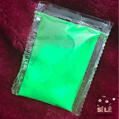 Bột Dạ Quang Xanh Lá - Trang Trí Handmade Phát Sáng Độc Đáo Cho Quán Bar, Karaoke, Đồ Thủ Công Sáng Tạo 10g