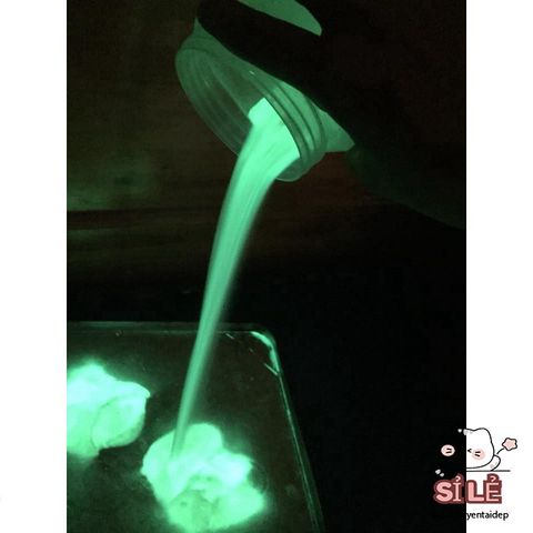 Bột Dạ Quang Xanh Lá - Trang Trí Handmade Phát Sáng Độc Đáo Cho Quán Bar, Karaoke, Đồ Thủ Công Sáng Tạo 10g