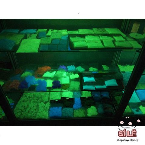 Bột Dạ Quang Xanh Lá - Trang Trí Handmade Phát Sáng Độc Đáo Cho Quán Bar, Karaoke, Đồ Thủ Công Sáng Tạo 10g